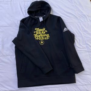 Adidas “thank you for running with us” hoodie